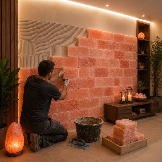Premium Himalayan Pink Salt Tile – For Walls & Decore