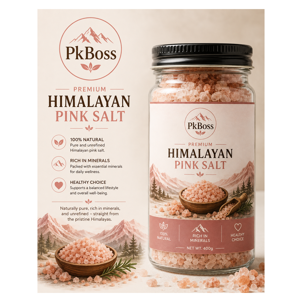 Himalayan Pink Salt in an Unbreakable Jar – Premium Kitchen Essential